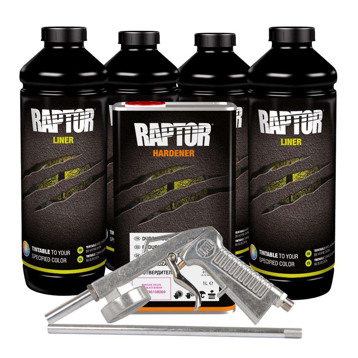 U Pol Products 0821G National Rule Raptor Kit, 1 gal, Tintable, 125 sq-ft Coverage