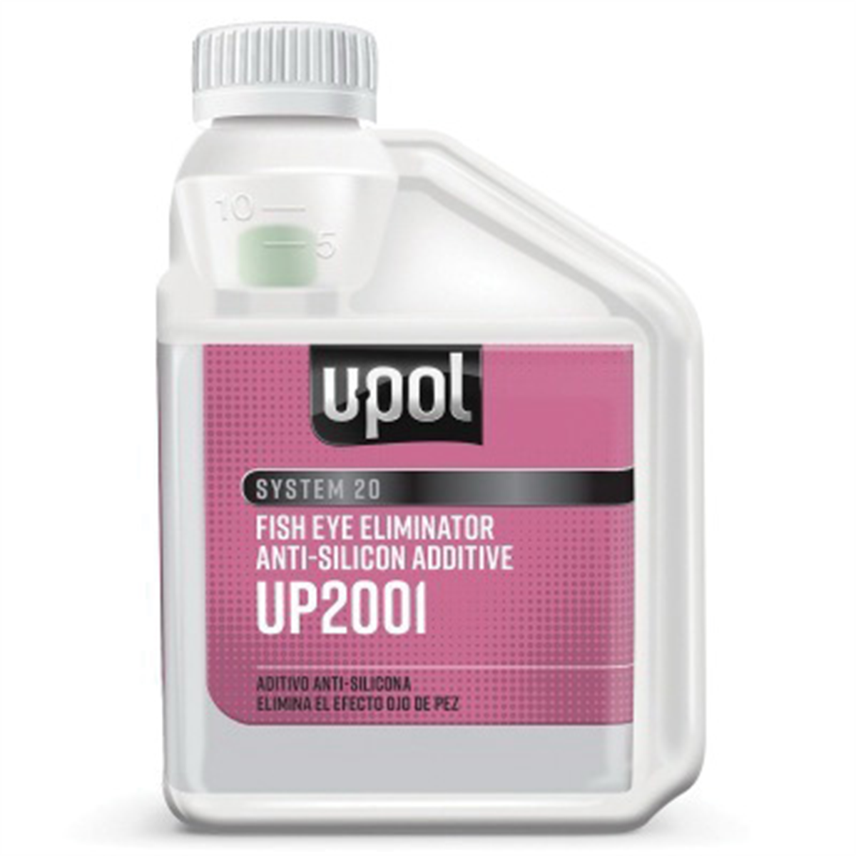 U Pol Products SYSTEM 20 UP2001 Fisheye Eliminator Anti-Silicone Additive, 250 mL Bottle, Clear, Liquid