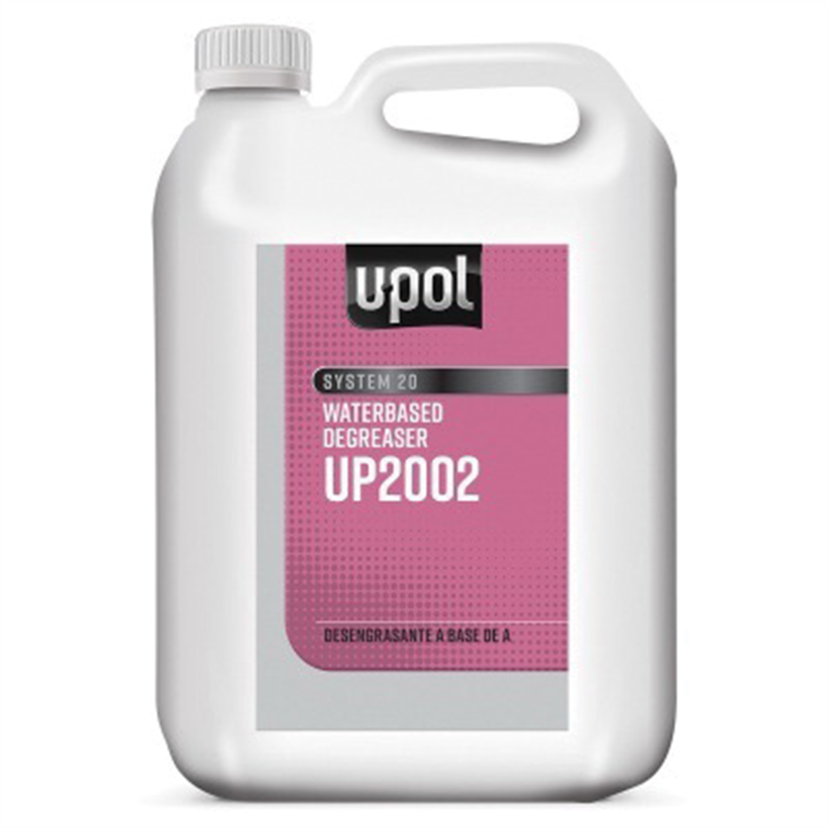 U Pol Products SYSTEM 20 UP2002 Water Based Degreaser, 5 L Canister, Clear