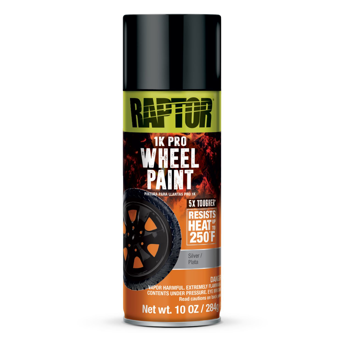 U Pol Products RAPTOR 1K Wheel Paint Silver 10oz