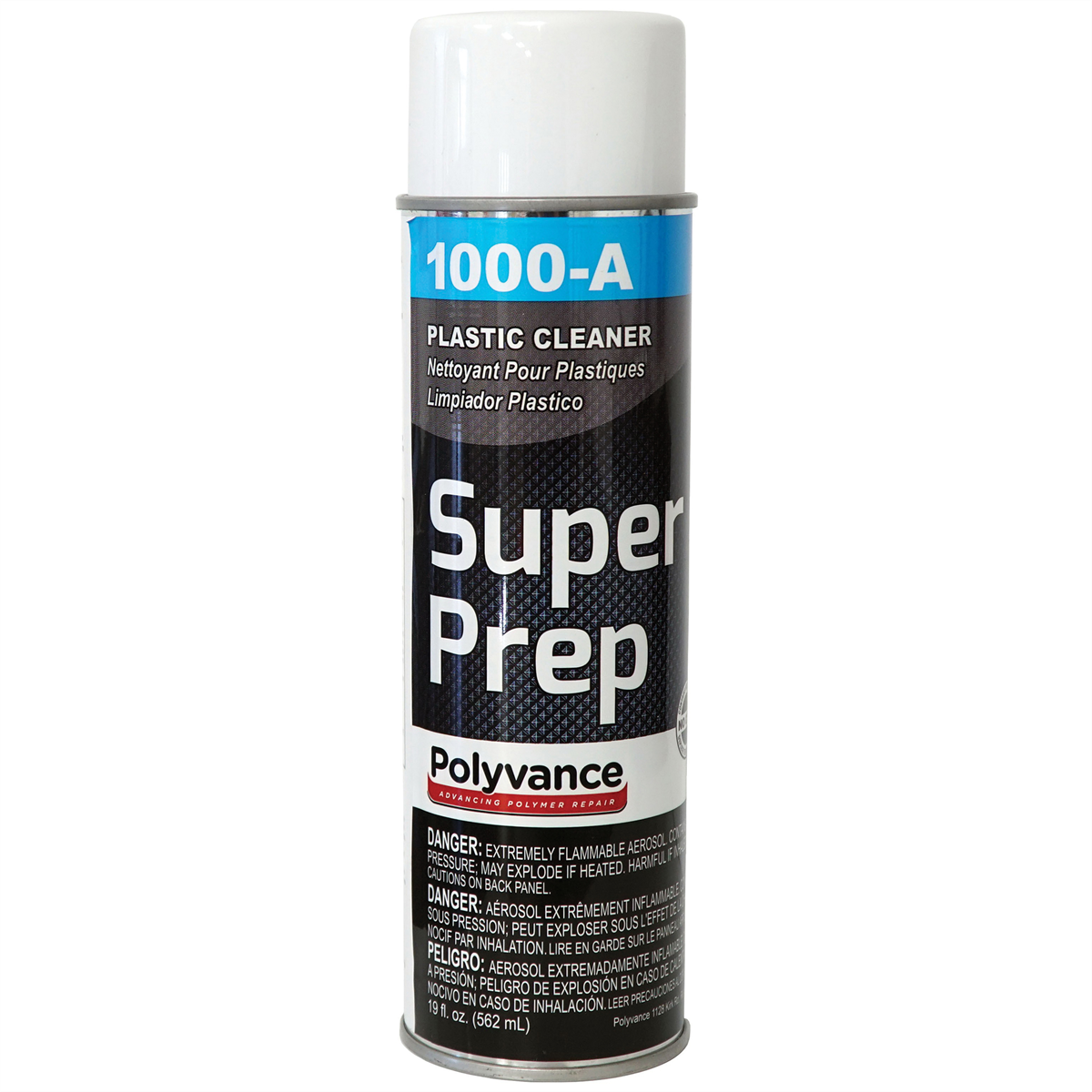 Urethane Supply Co. Polyvance Super Prep 1000A Plastic Cleaner, 19 fl-oz Aerosol, Clear, Aerosol