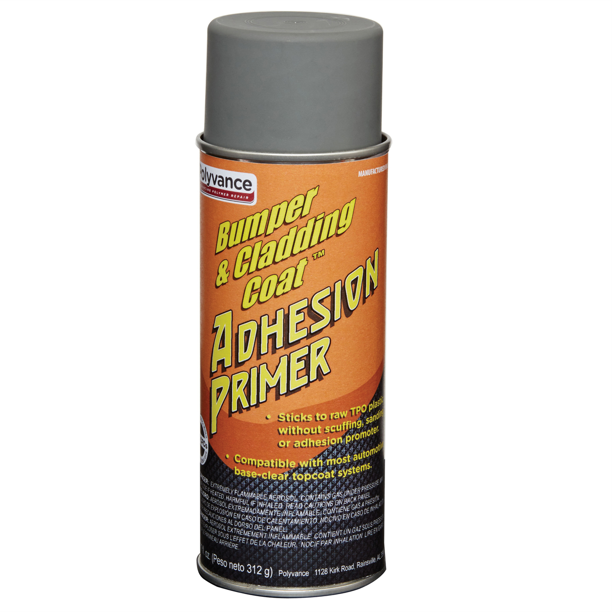 Urethane Supply Co. Polyvance Bumper & Cladding Coat 3601-A Adhesion Primer, 11 fl-oz, Medium Viscosity Pourable Liquid, Light Gray