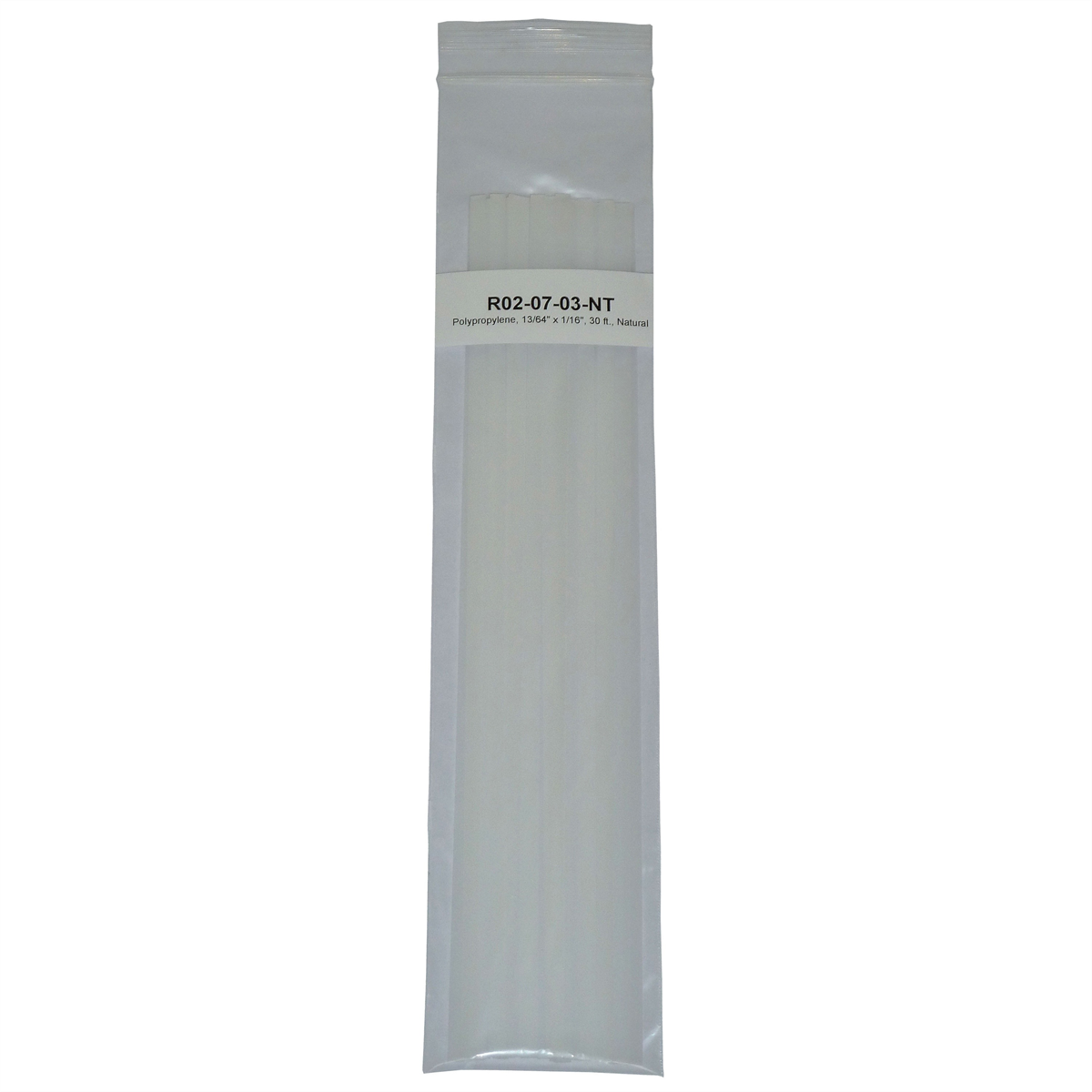 Urethane Supply Co. Polyvance R02-07-03-NT Welding Rod, 12 in L x 13/16 in W x 1/16 in THK, Flat, Polypropylene, Natural