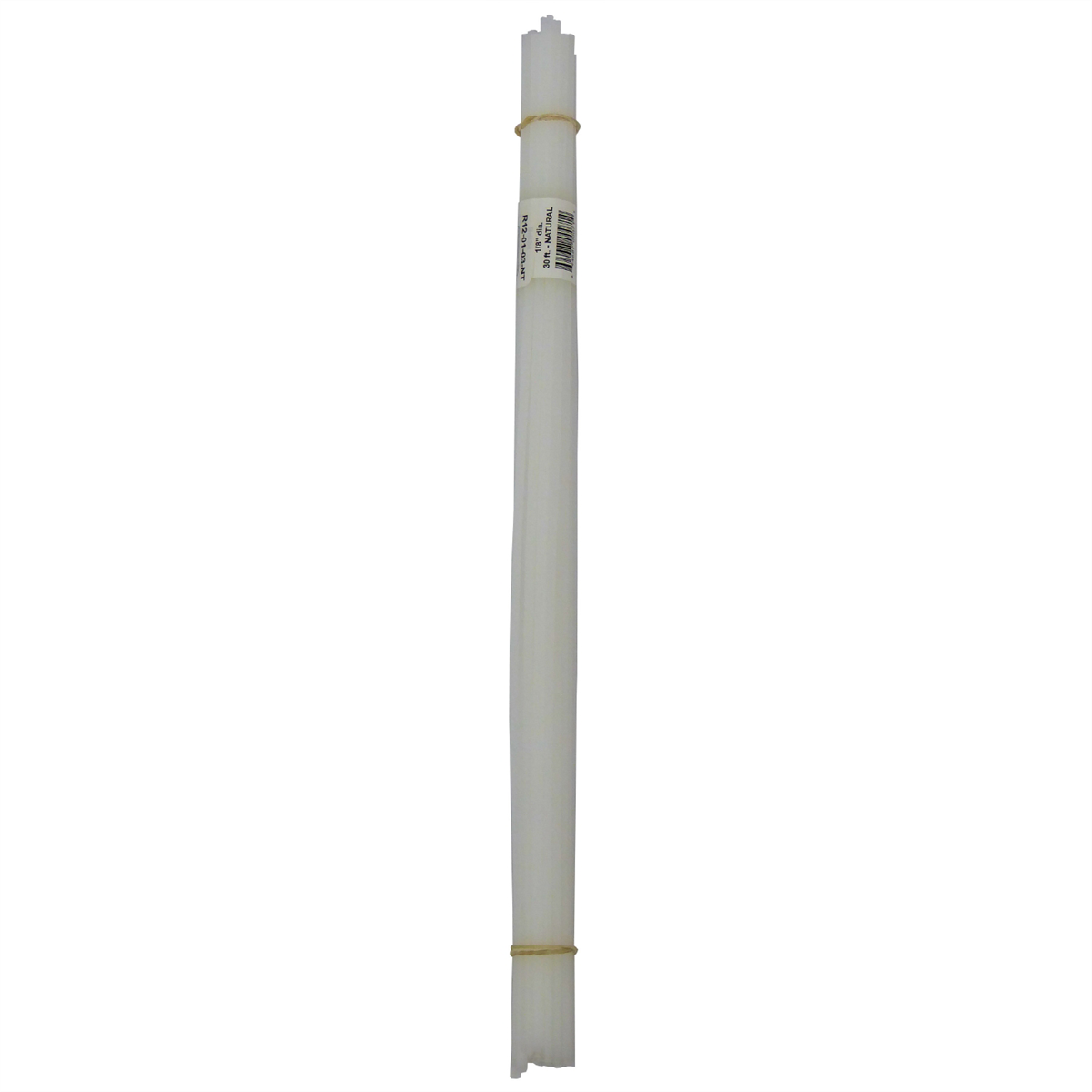 Polyvance High Density Polyethylene (HDPE) Rod, 1/8" diameter, 30 ft., Natural