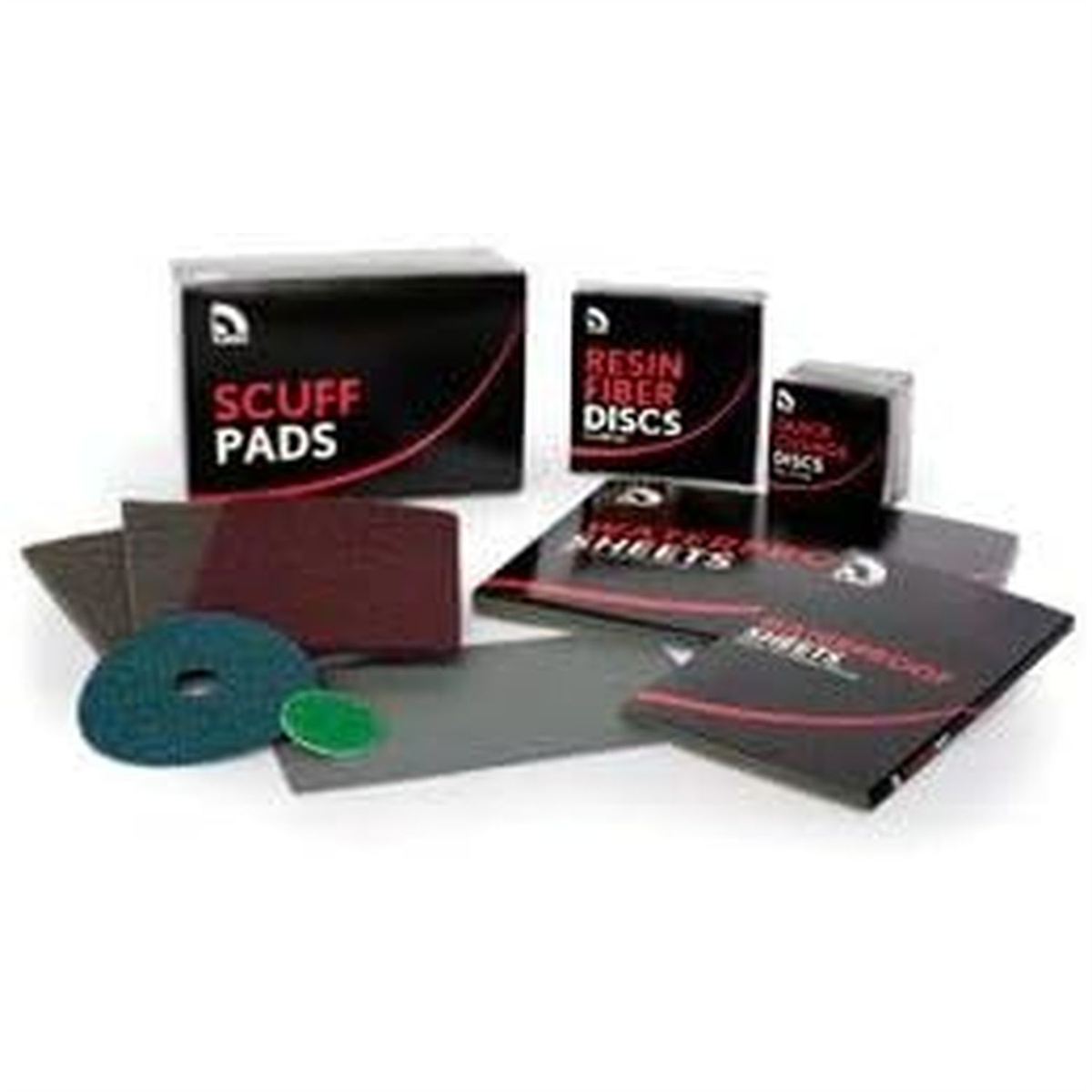 USC ABRASIVES 60001 Scuff Pad, 9 in W x 6 in L, Gray