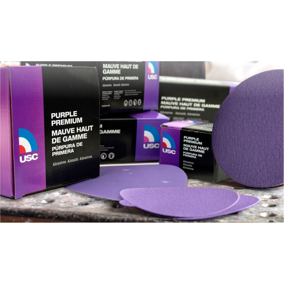 USC ABRASIVES Purple Premium 994106 Abrasive Belt, 18 in L x 1/2 in W, P080 Grit