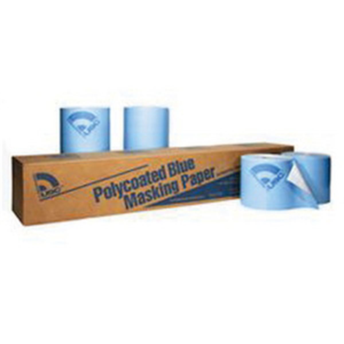 US Chemical 38006 Premium Masking Paper, 6 in W x 738 ft L, Blue