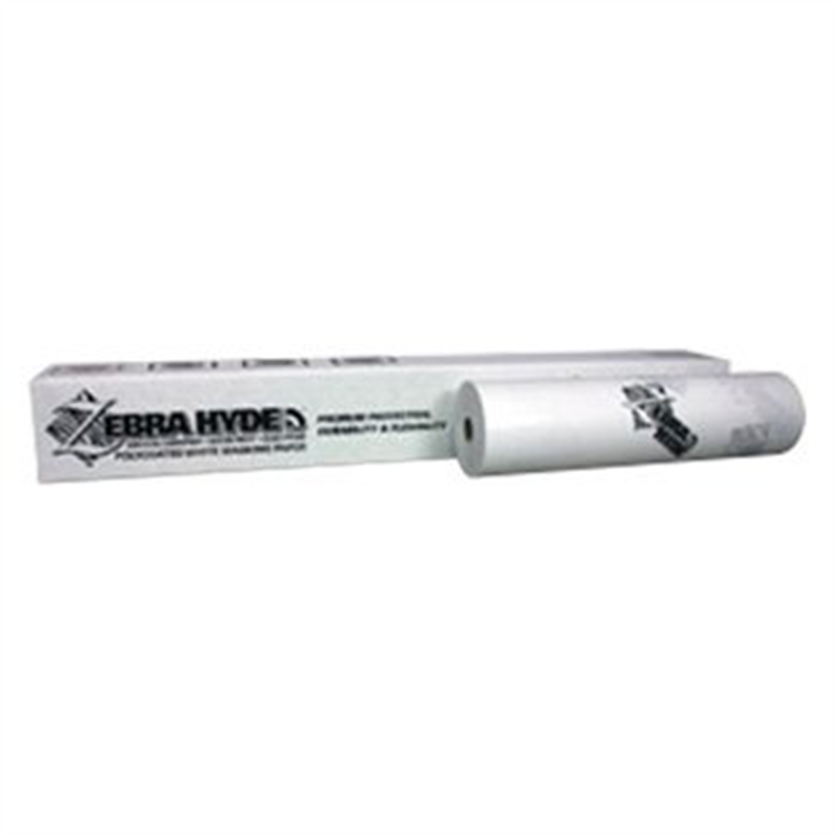 US Chemical Zebra Hyde 39006 Premium Masking Paper, 6 in W x 738 ft L, White