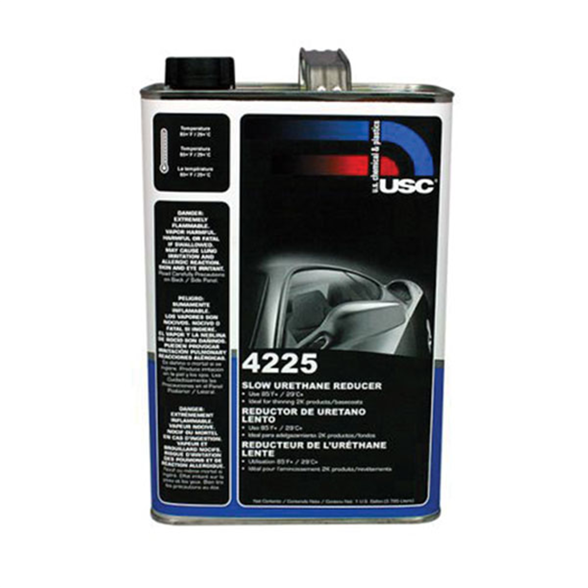 US Chemical 4225-1 Slow Dry Urethane Reducer, 1 gal, Liquid