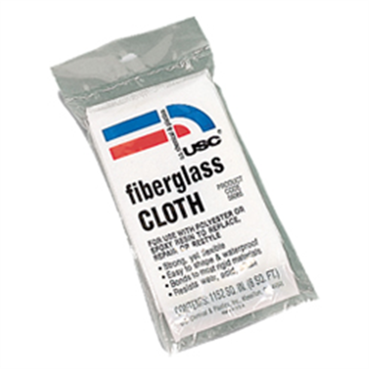 US Chemical 58065 Fiberglass Cloth, 8 sq-ft