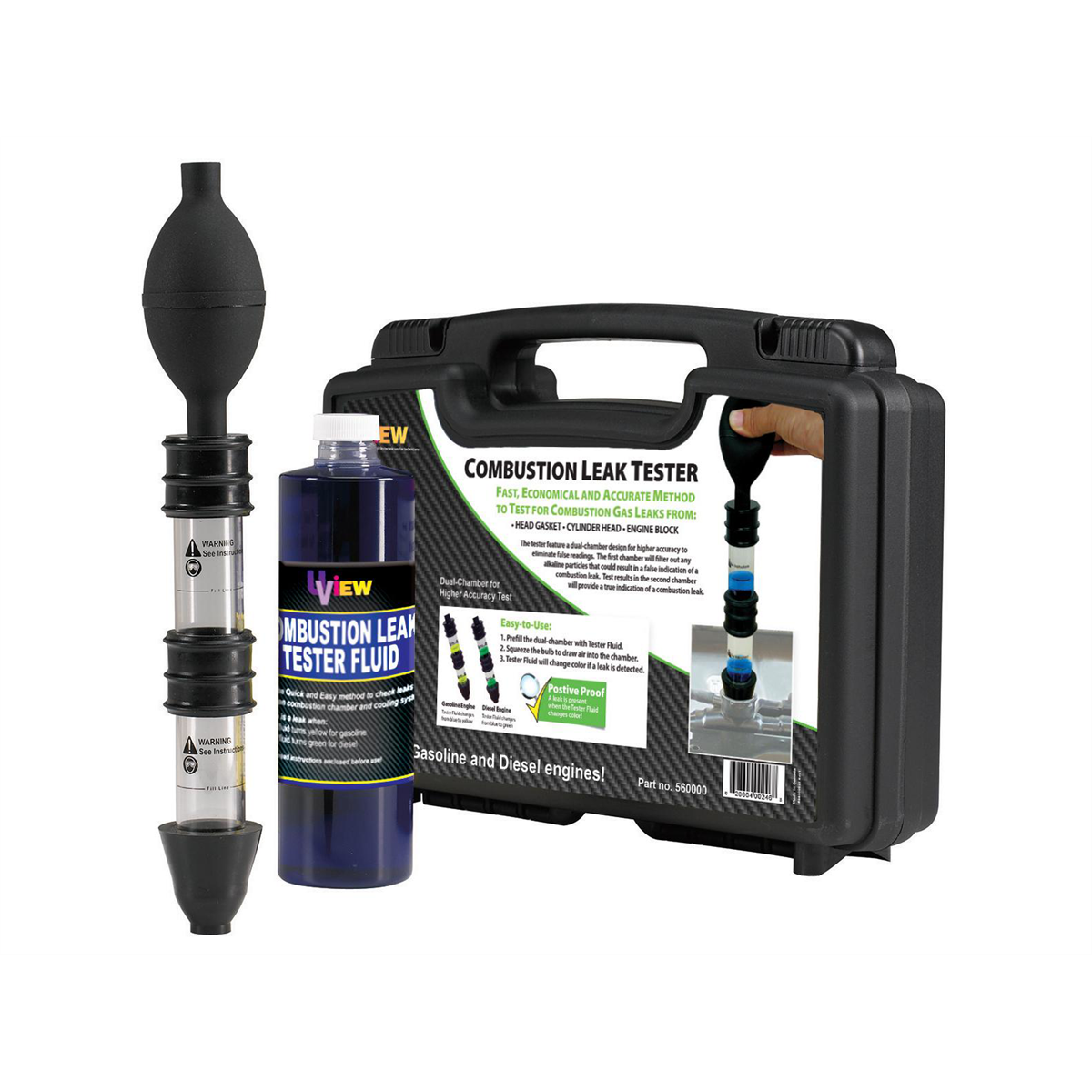UVIEW COMBUSTION BLOCK LEAK TEST FOR GAS & DIESEL