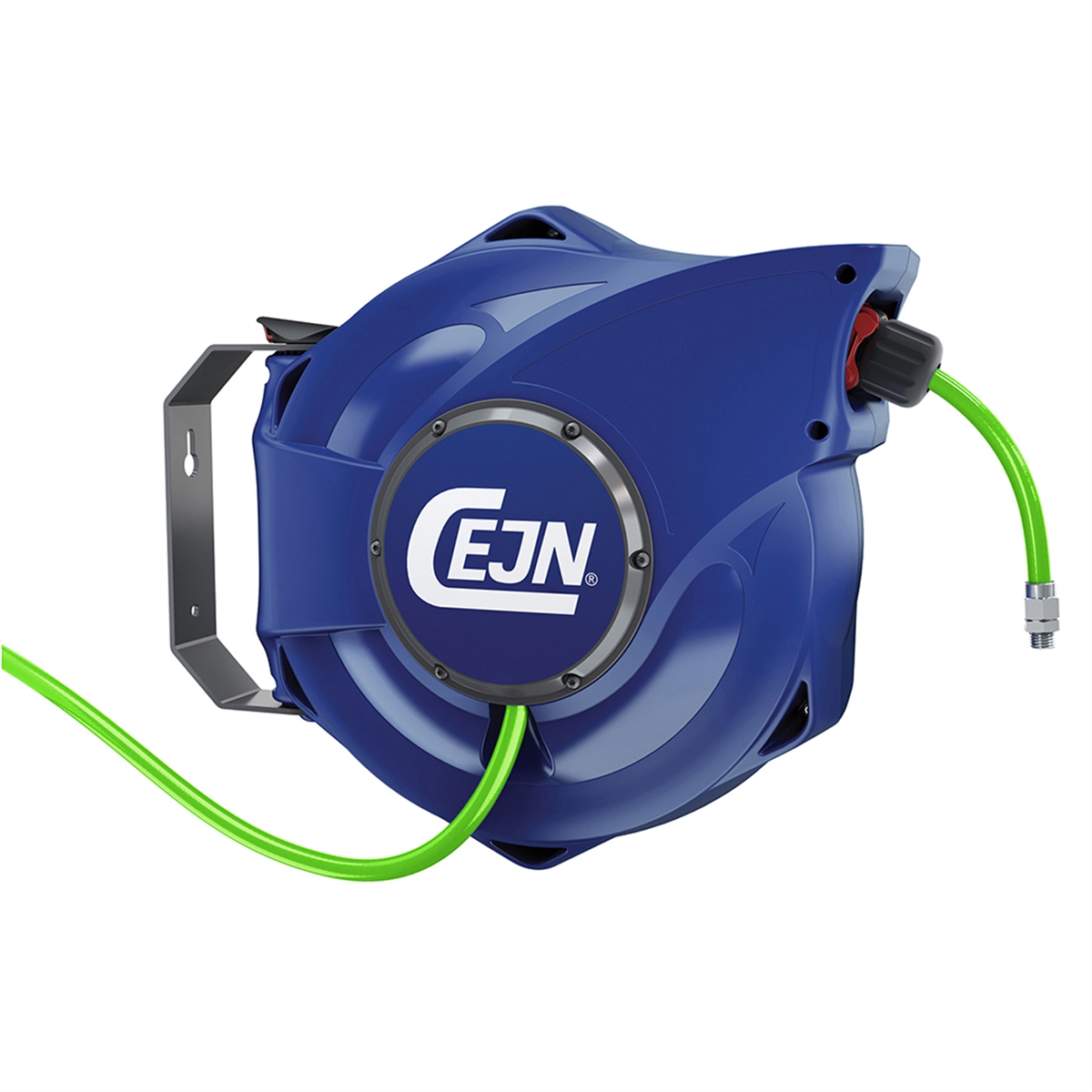 Vacula Hose reel, Medium 3/8" NPT  x 45'  neon green