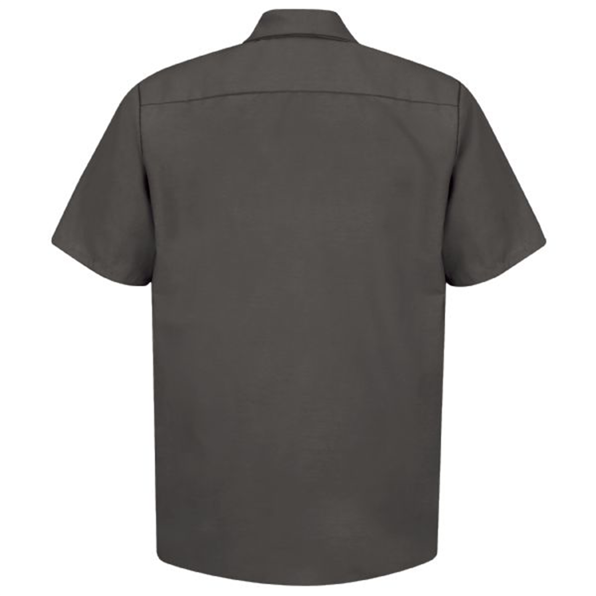 Workwear Outfitters MENS SHORT SLEEVE CHARCOAL POPLIN WORK SHIRT