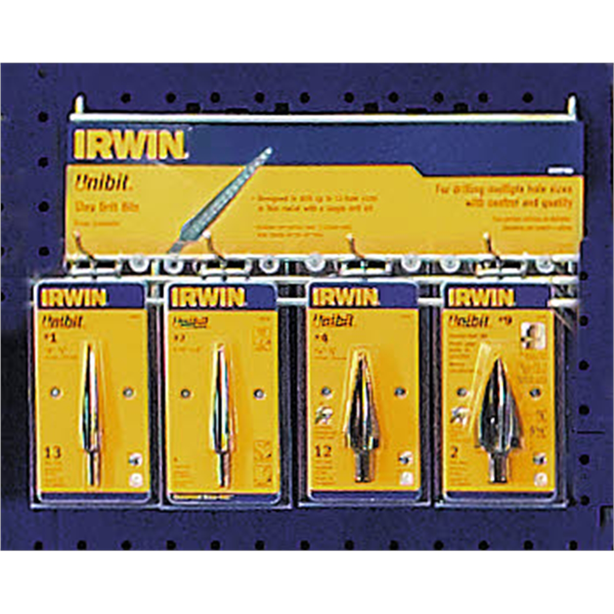 Vise Grip 4PC UniBit Display [1,2,4,9]