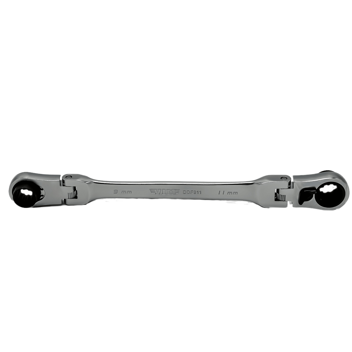 Vim Tools 9x11 Mm Double Deep Spline Flex Head Ratcheting Wrench