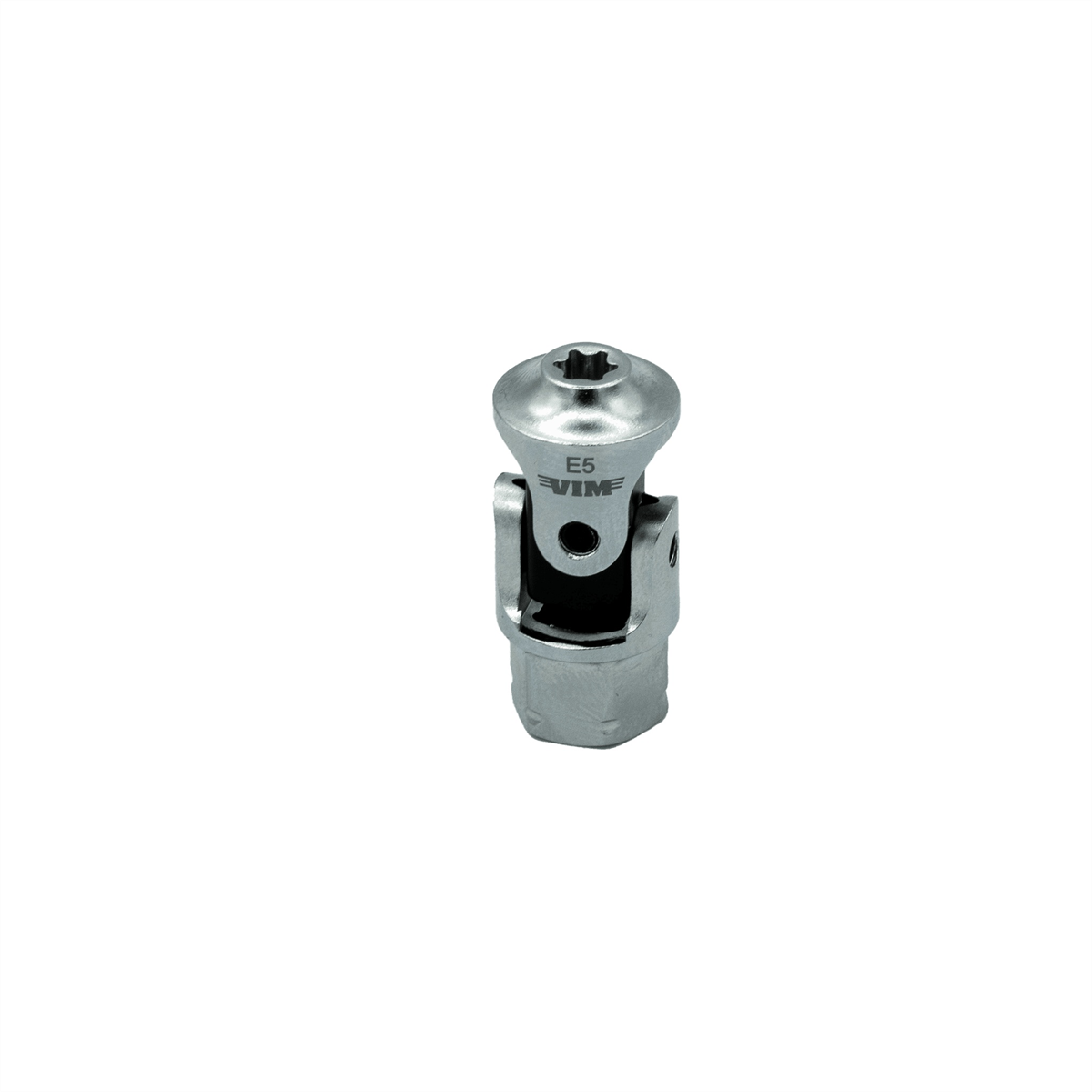 Vim Tools E5 Torx Dual Drive Stubby Uj Socket - 1/4 Inch X 11 Mm Drive