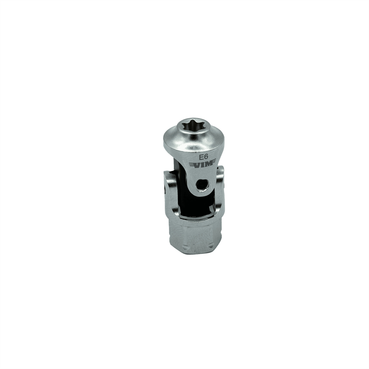 Vim Tools E6 Torx Dual Drive Stubby Uj Socket - 1/4 Inch X 11 Mm Drive