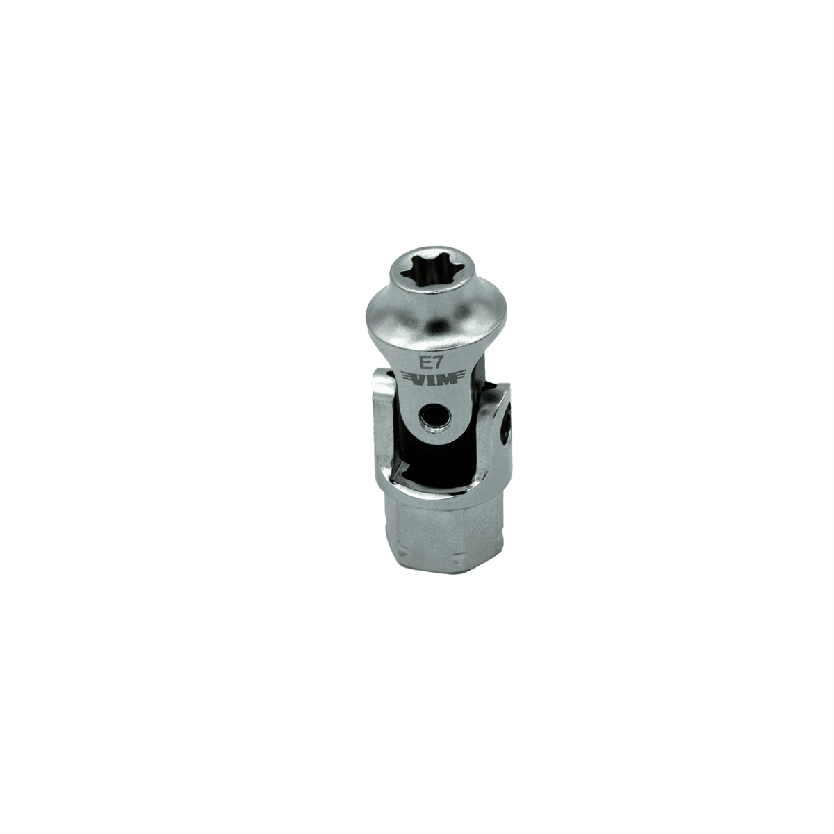 Vim Tools E7 Torx Dual Drive Stubby Uj Socket - 1/4 Inch X 11 Mm Drive