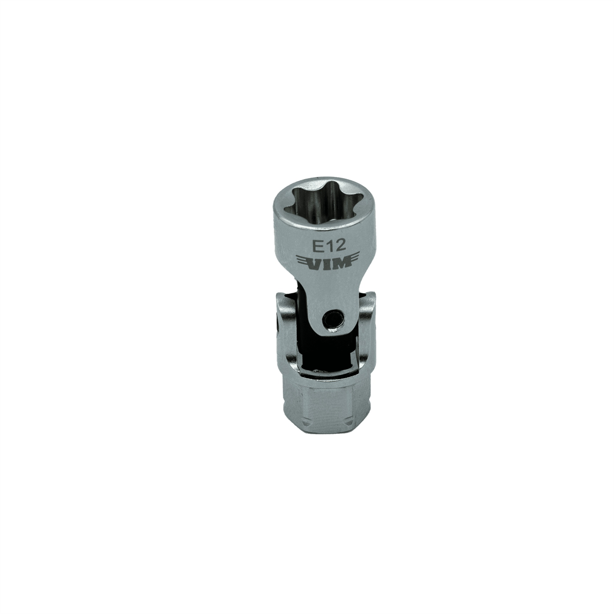 Vim Tools E12 Torx Dual Drive Stubby Uj Socket - 1/4 Inch X 11 Mm Drive