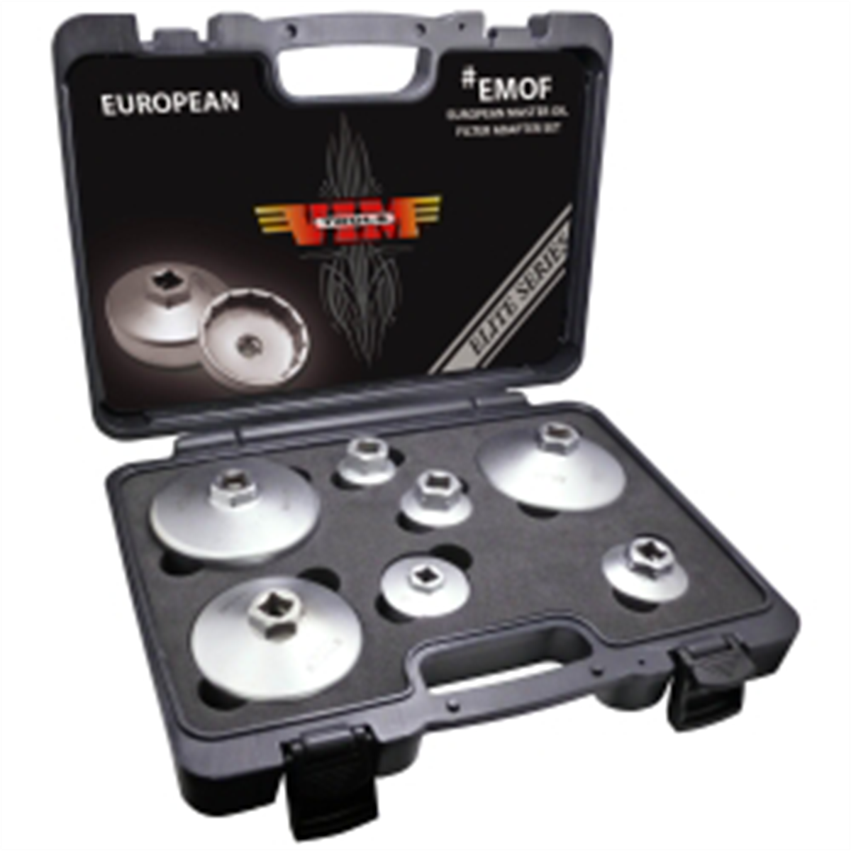 VIM Tools VIM Tools 7-Piece European Master Oil Filter Adapter Set