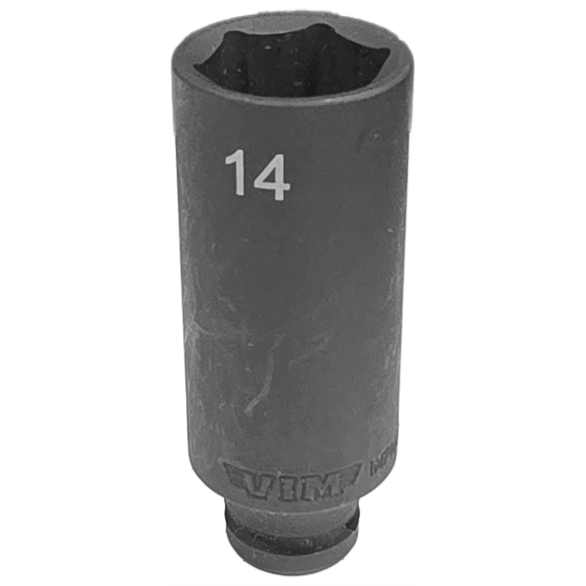 Vim Tools 14 Mm X 1/4 Inch Drive Metric Cr-mo Impact Socket - Deep