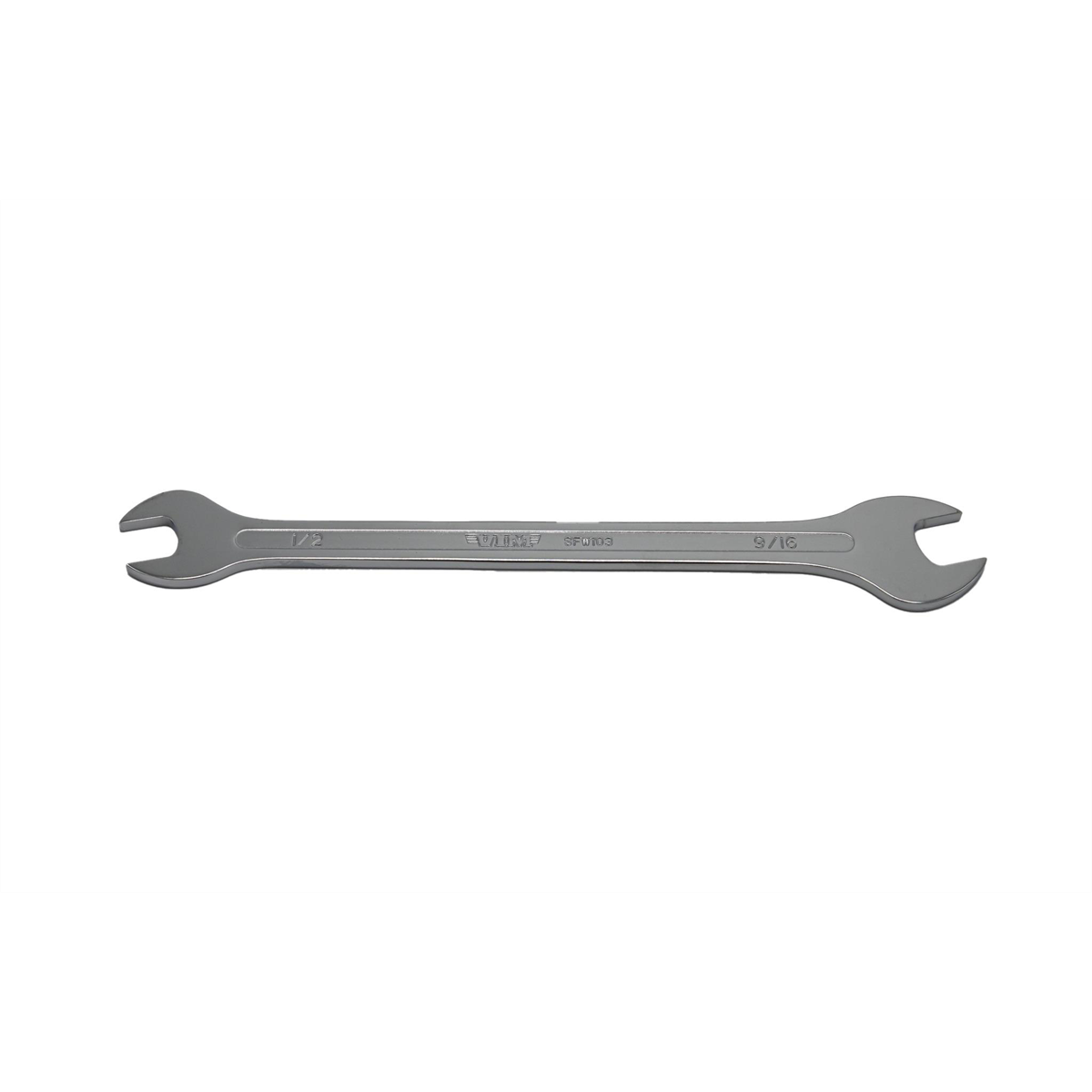Vim Tools Sae Flat Thin Wrench, Double Open End, 1/2 Inch X 9/16