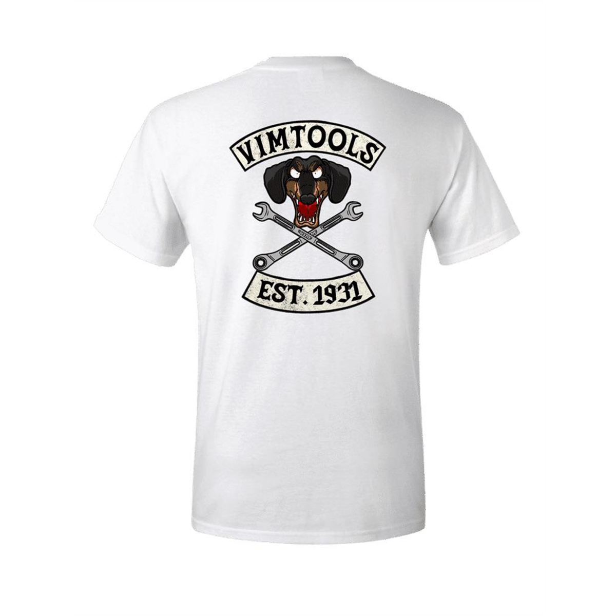 VIM Tools VIM TUFF PUPPY T SHIRT (WHITE) - LARGE