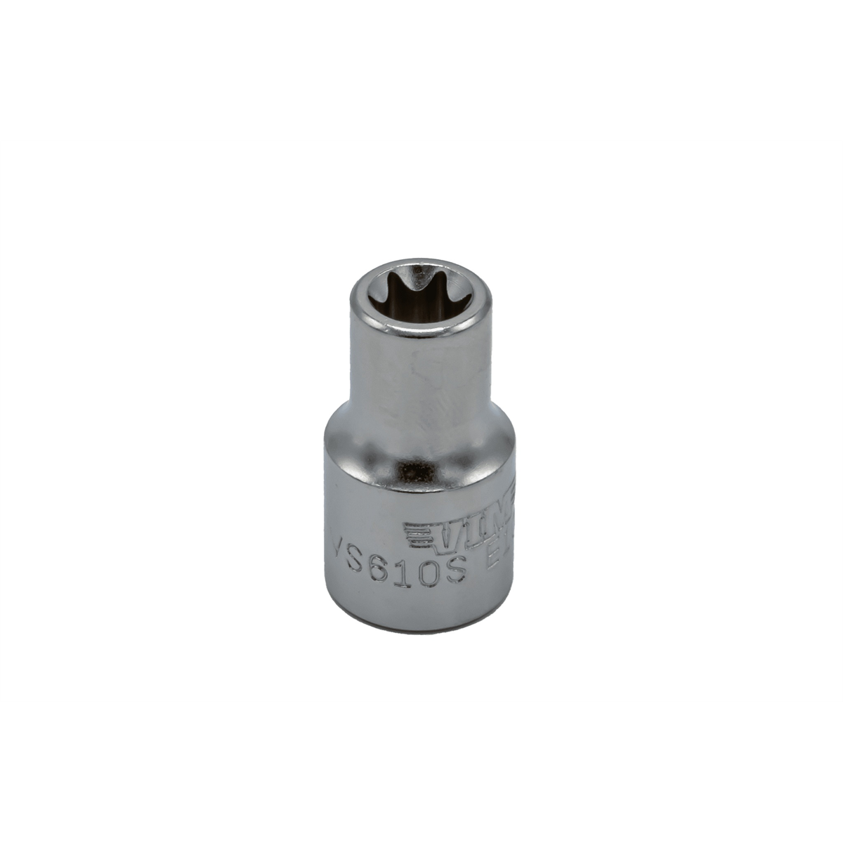 Vim Tools E10 Torx Socket, 3/8 Inch Square Drive, Satin Chrome