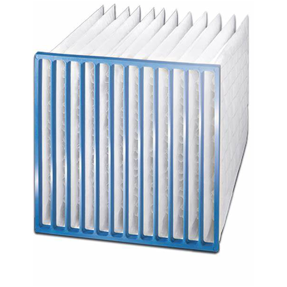 Viledon Filters 000-040 6 Pocket Filter with Frame, 23 in W x 8 in D x 47 in H