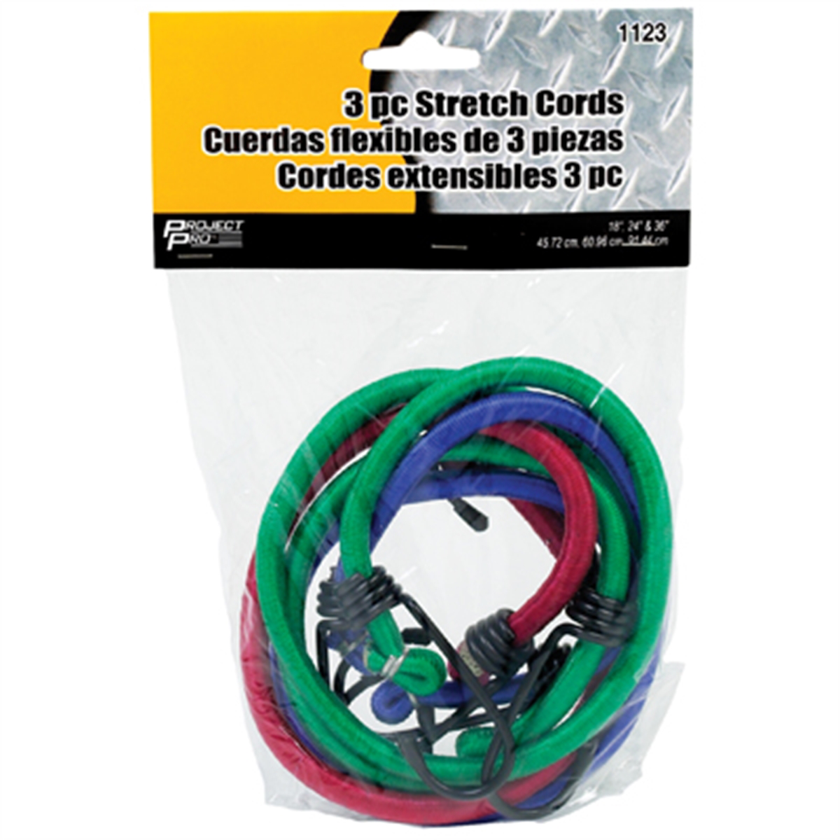 Wilmar Corp. / Performance Tool 3 Piece Bungee Cord Set