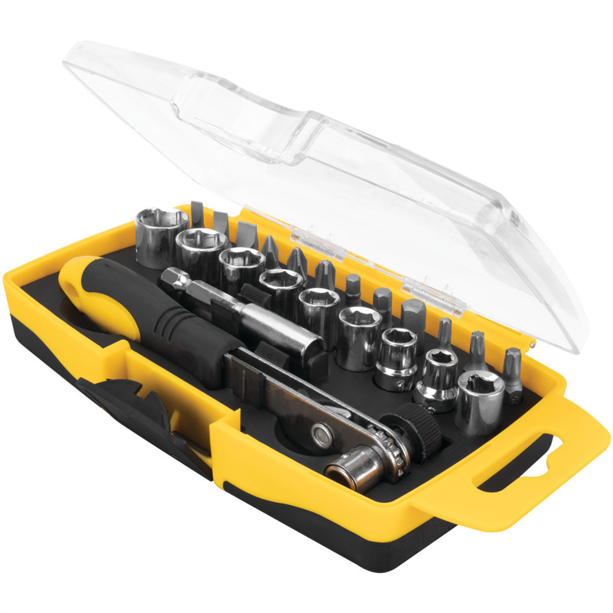 Wilmar Corp. / Performance Tool 23 Piece Ratcheting Bit And Socket Set