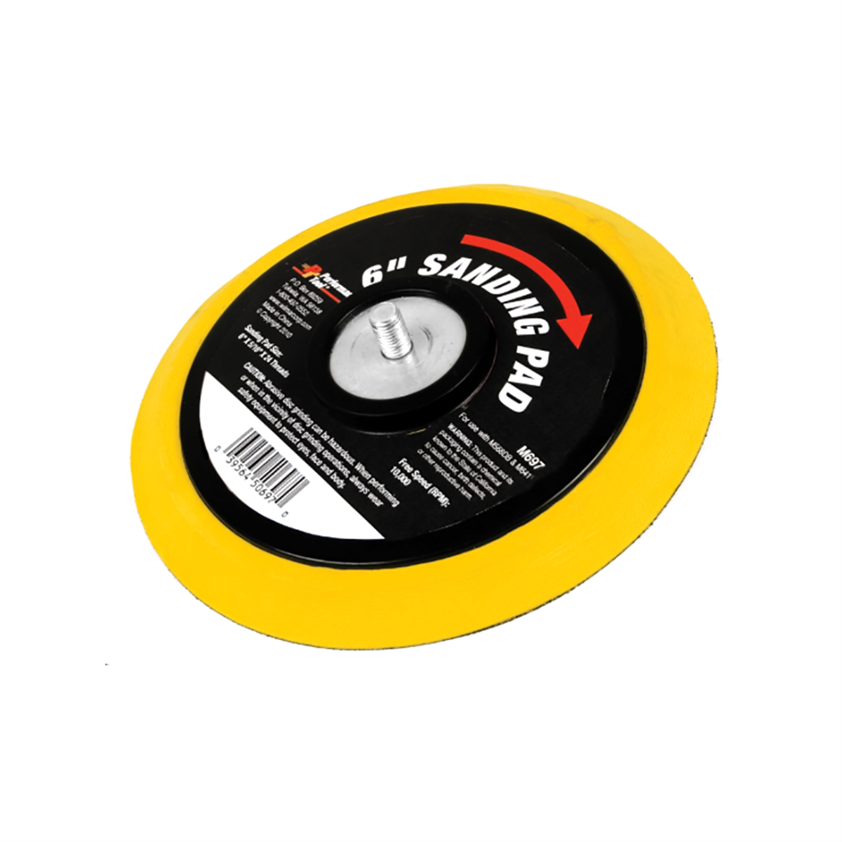 Wilmar Corp. / Performance Tool 6" Replacement Sanding Pad