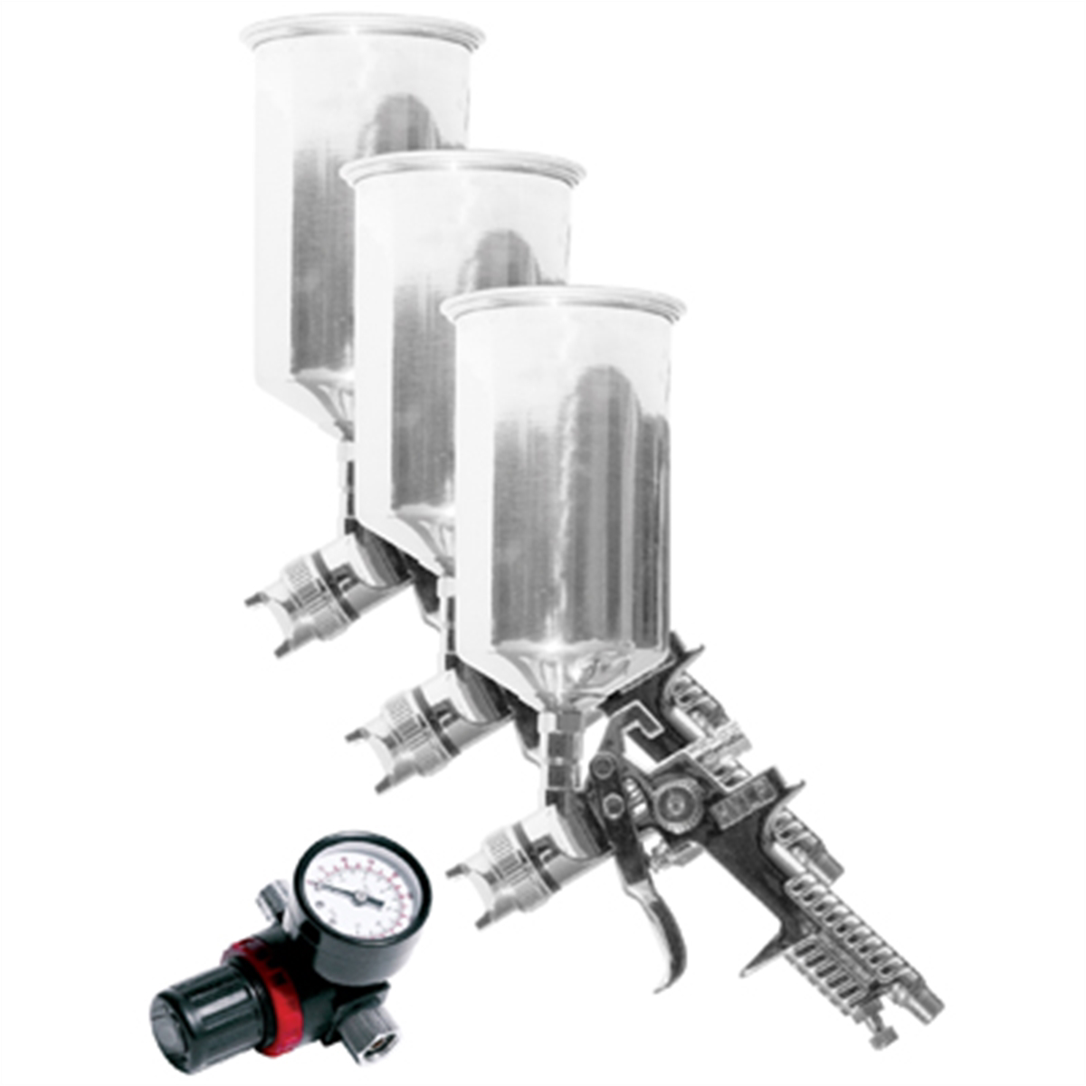Wilmar Corp. / Performance Tool 3 Piece Production Spray Gun Set