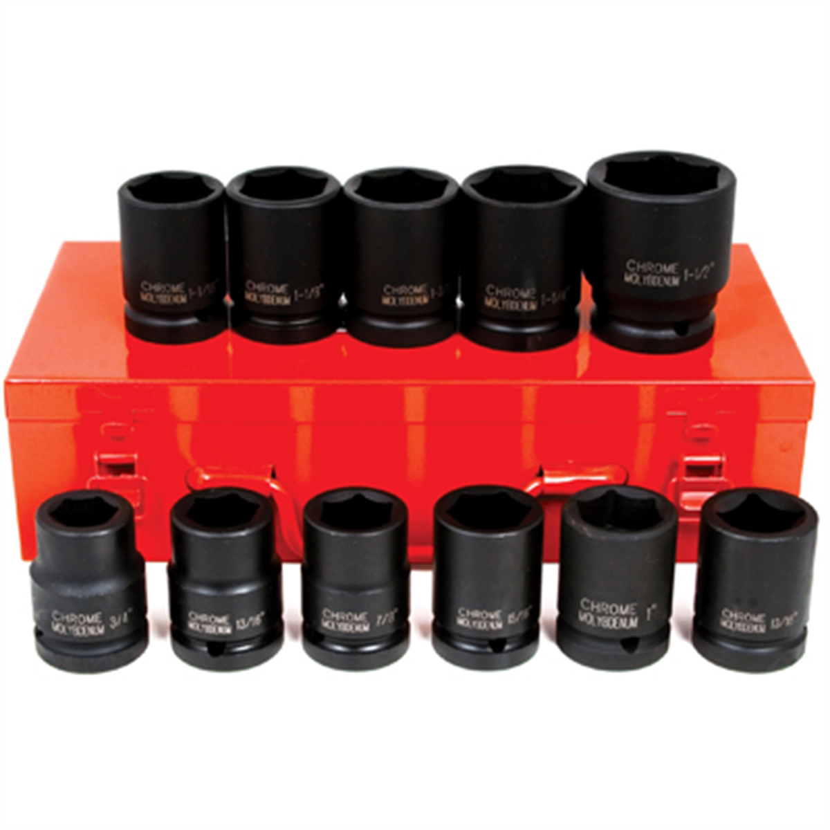 Wilmar Corp. / Performance Tool 11 Piece 3/4" Drive Truck Impact Socket Set