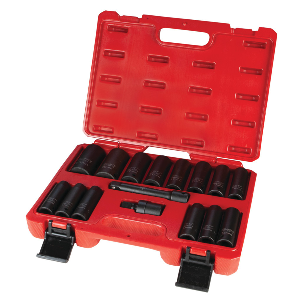 Wilmar Corp. / Performance Tool 16 Piece 1/2" Drive Metric Impact Socket Set