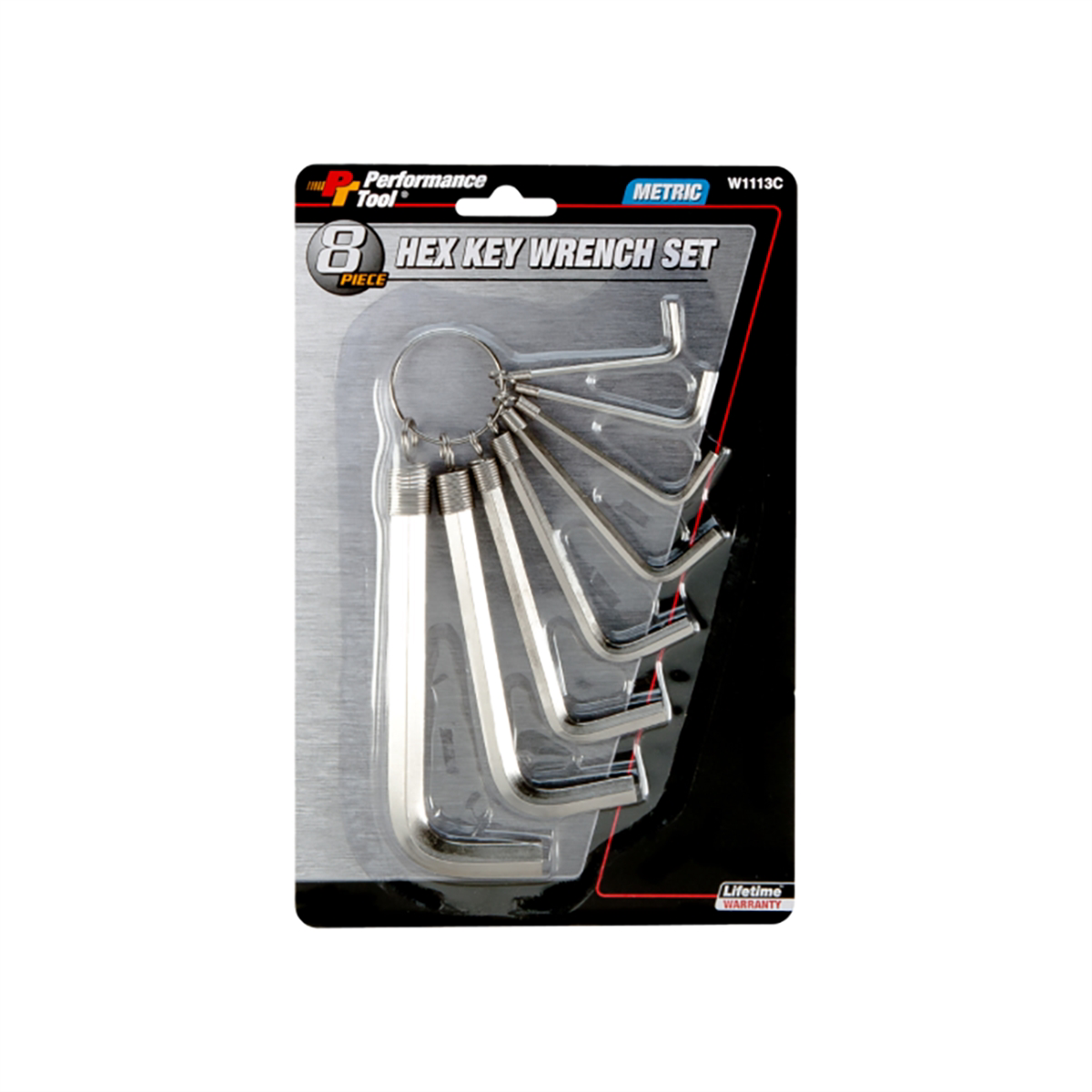 Wilmar Corp. / Performance Tool 8 Piece Metric Hex Key Wrench Set