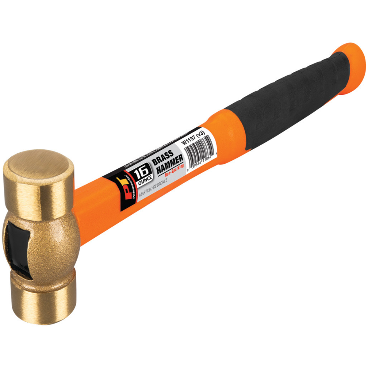 Wilmar Corp. / Performance Tool 16 oz. Solid Brass Hammer