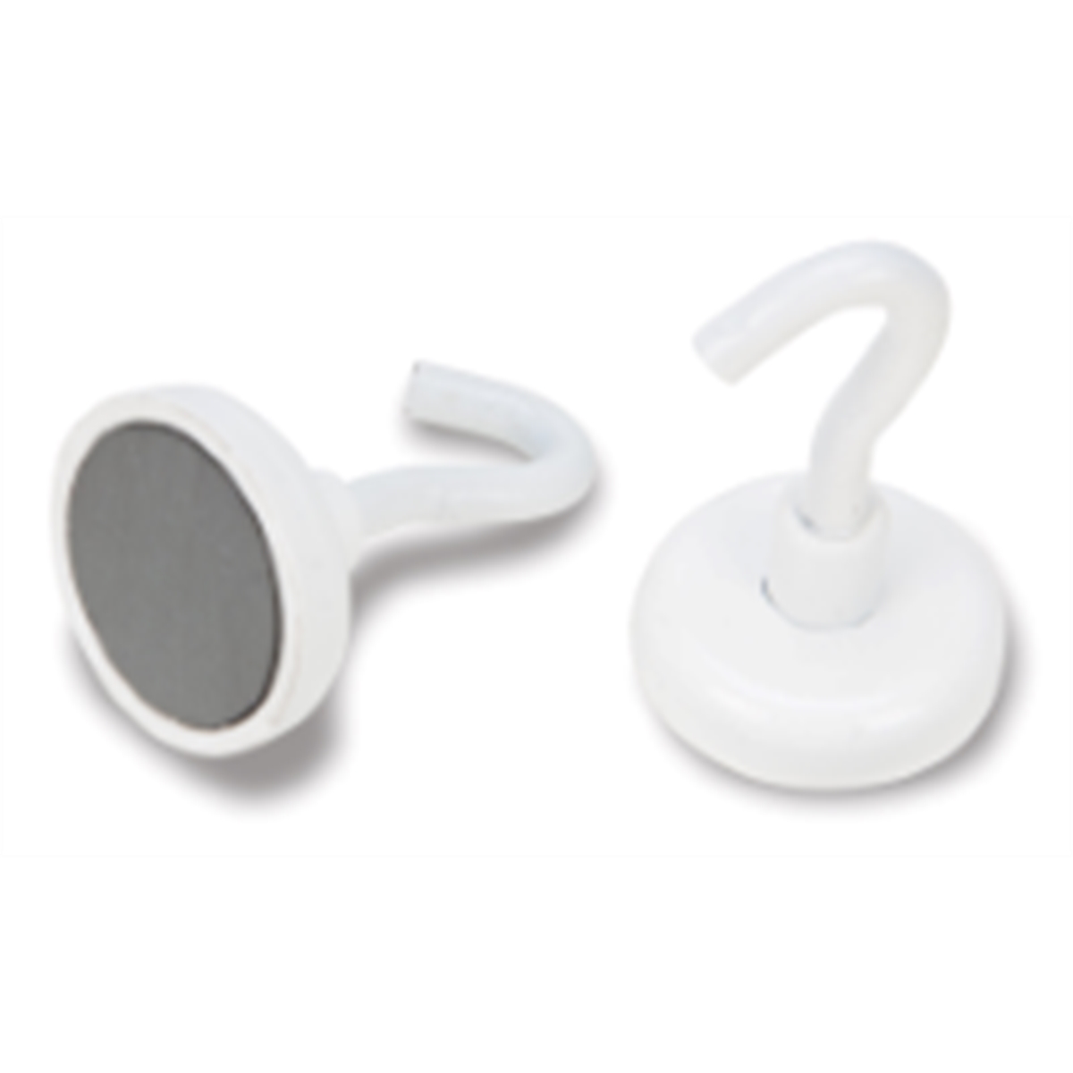 Wilmar Corp. / Performance Tool 2 Piece White Enamel Magnetic Hook