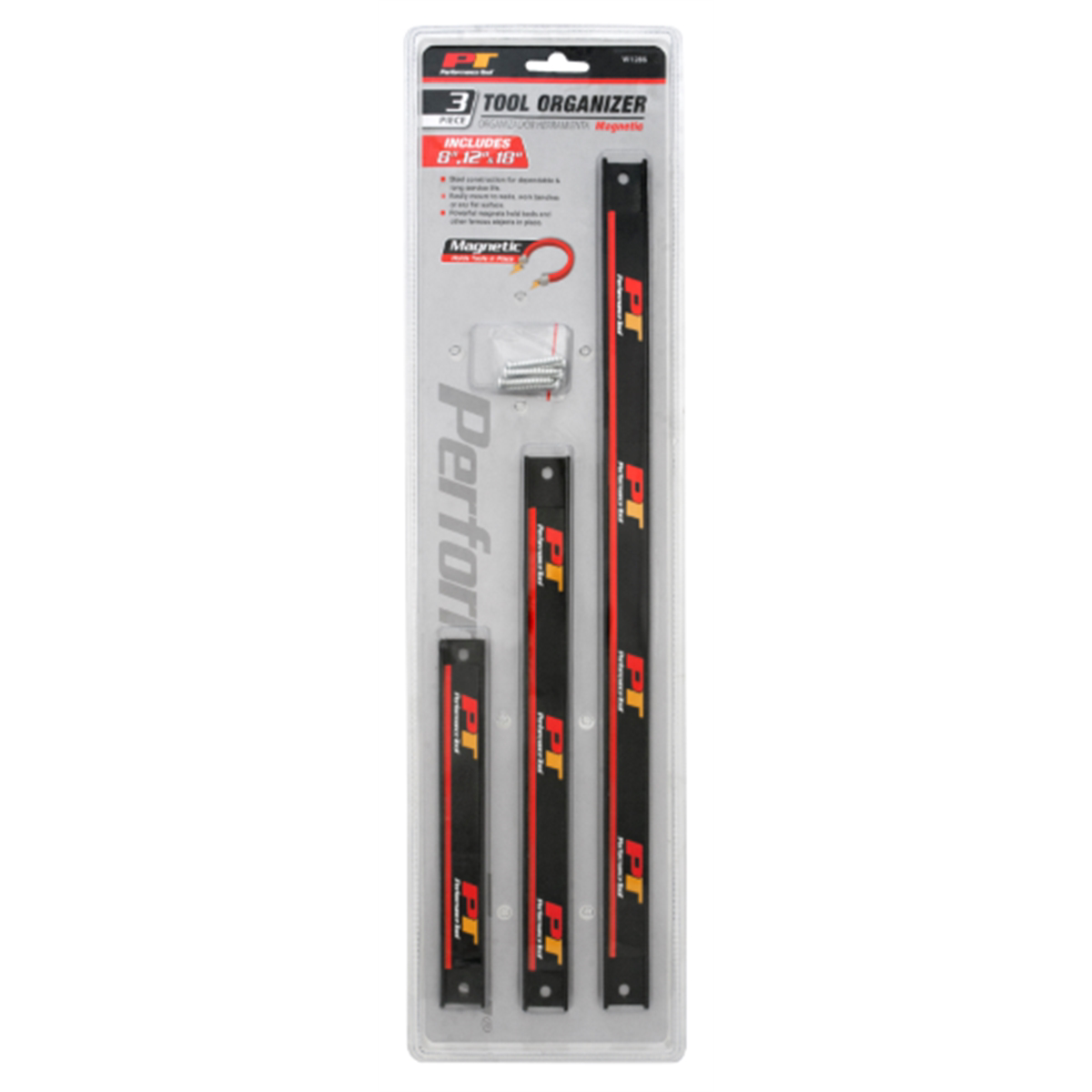 Wilmar Corp. / Performance Tool 3 Piece Magnetic Tool Organizer