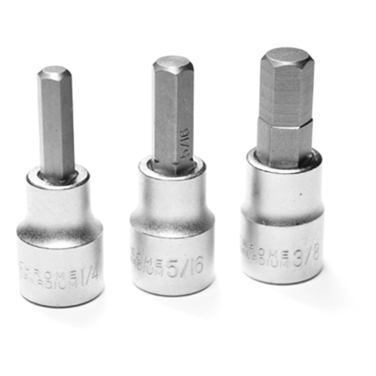Wilmar Corp. / Performance Tool 3 Piece Brake Caliper Hex Bit Socket Set