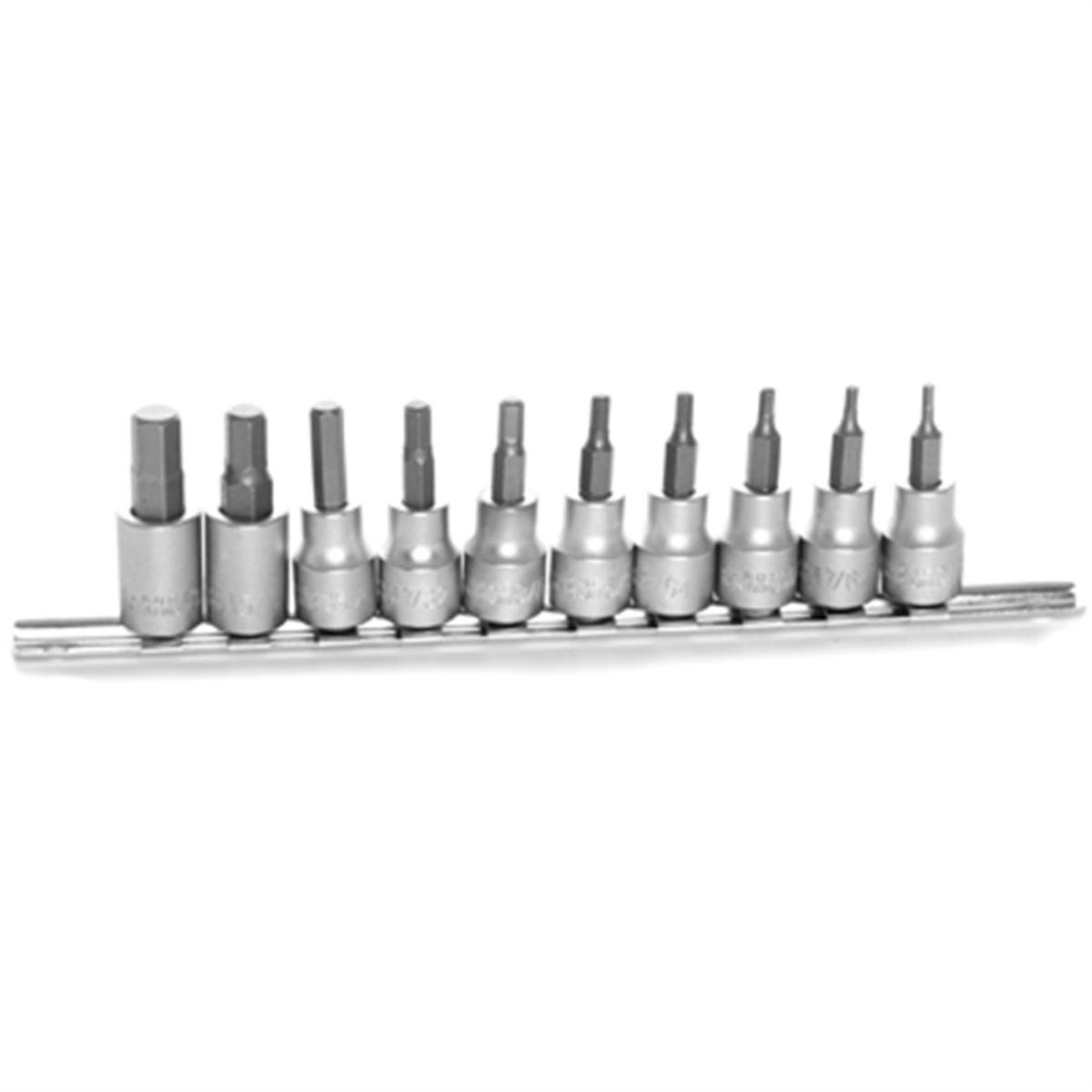 Wilmar Corp. / Performance Tool 10 Piece 3/8" Drive Sae Hex Bit Socket Set