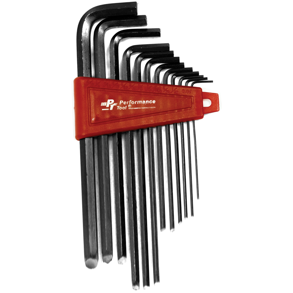 Wilmar Corp. / Performance Tool 12 Piece SAE Long Hex Key Wrench Set