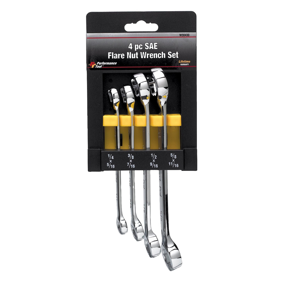 Wilmar Corp. / Performance Tool 4 Piece Sae Flare Nut Wrench Set