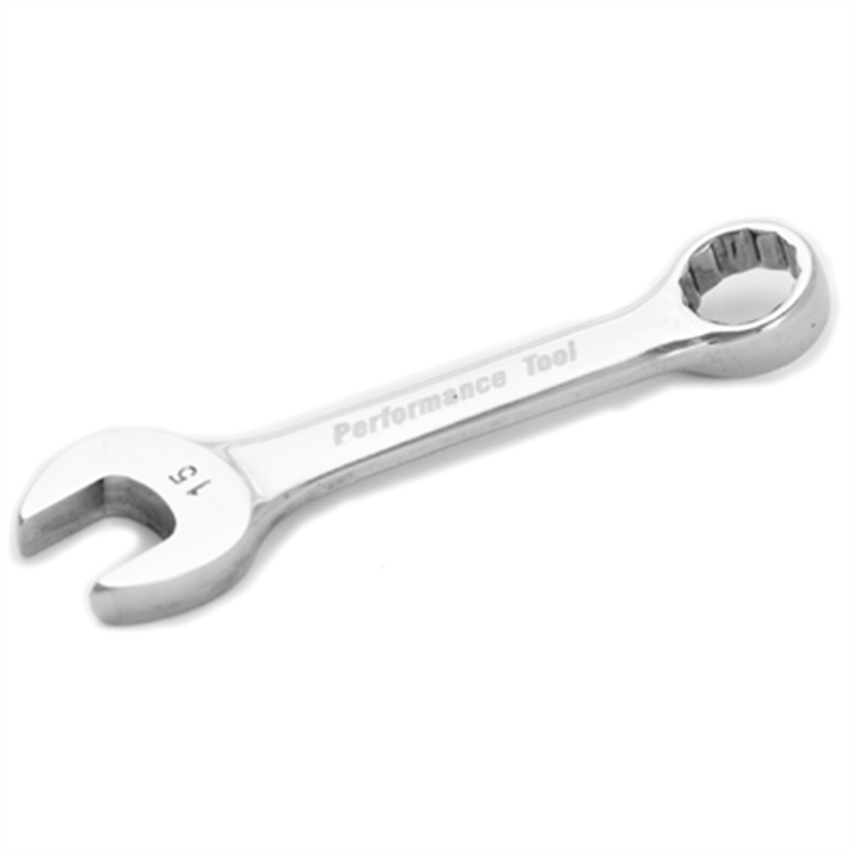 Wilmar Corp. / Performance Tool 15mm Stubby Combination Wrench
