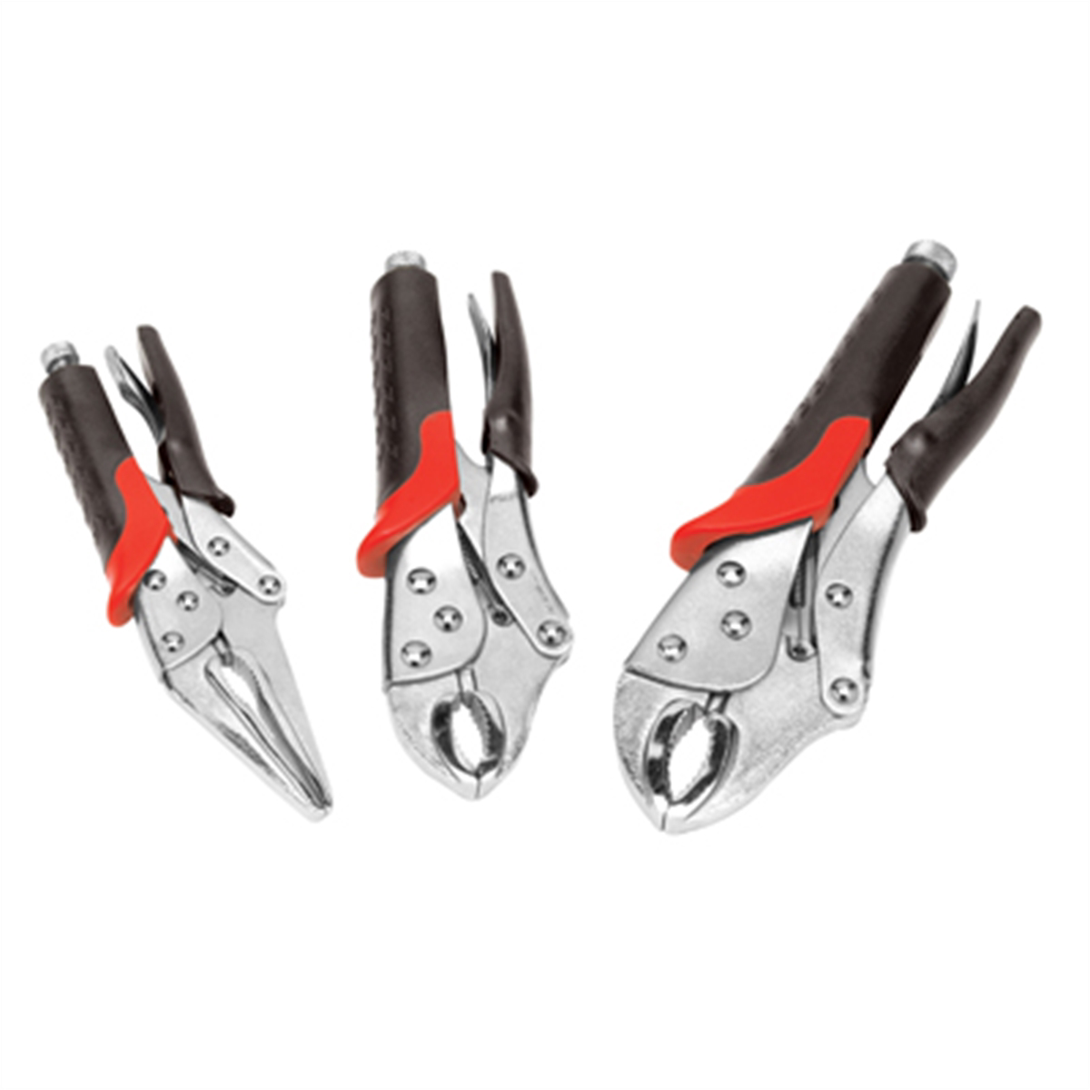 Wilmar Corp. / Performance Tool 3 Piece Locking Plier Set