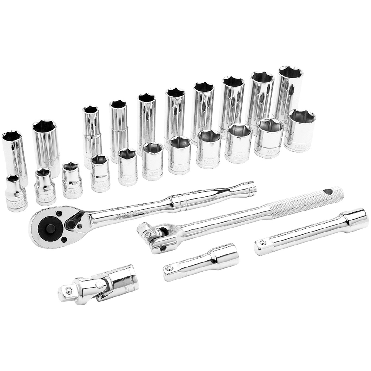 Wilmar Corp. / Performance Tool 26 Piece 1/2" Drive Sae Socket Set
