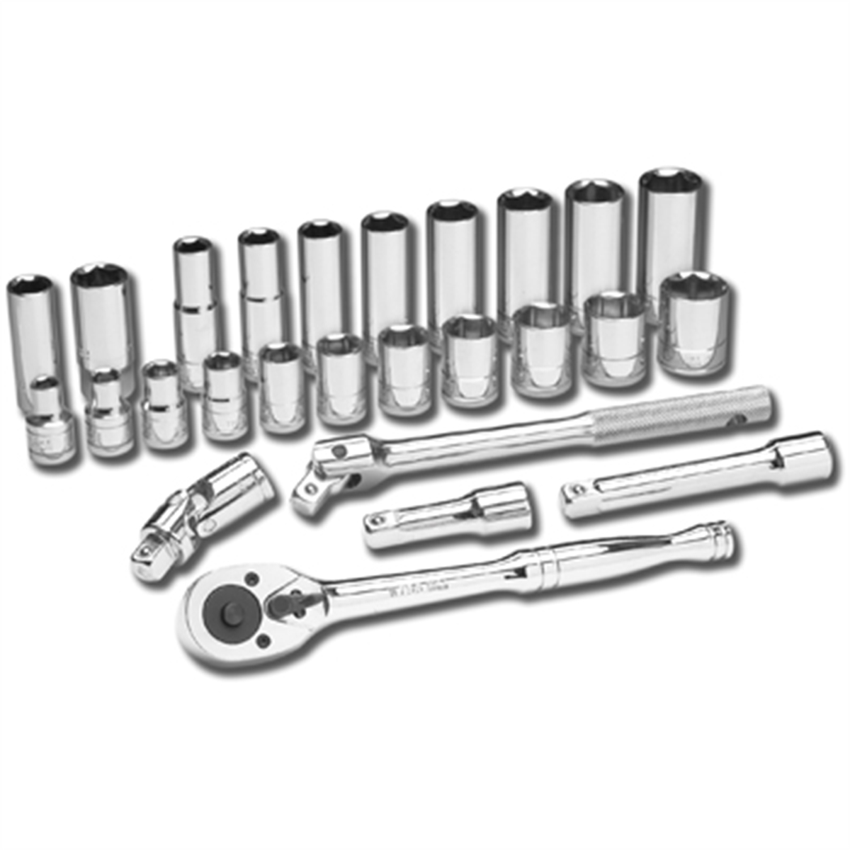 Wilmar Corp. / Performance Tool 26 Piece 1/2" Drive Metric Socket Set