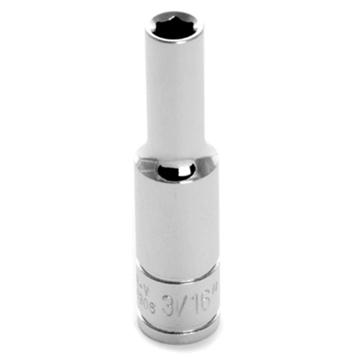 Wilmar Corp. / Performance Tool 1/4" Drive 3/16" 6pt Deep Socket