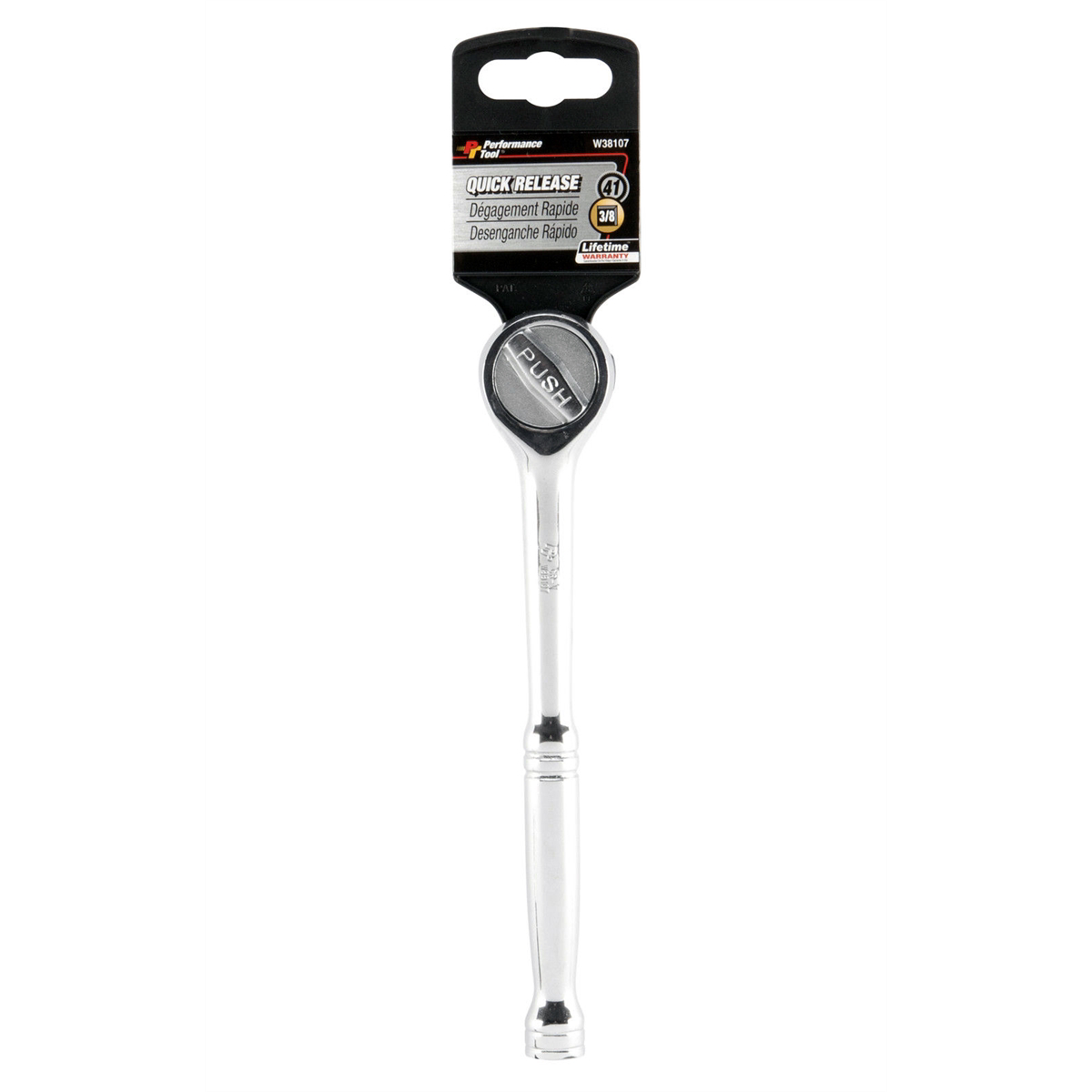 Wilmar Corp. / Performance Tool 3/8" Drive Quick Round Head Ratchet