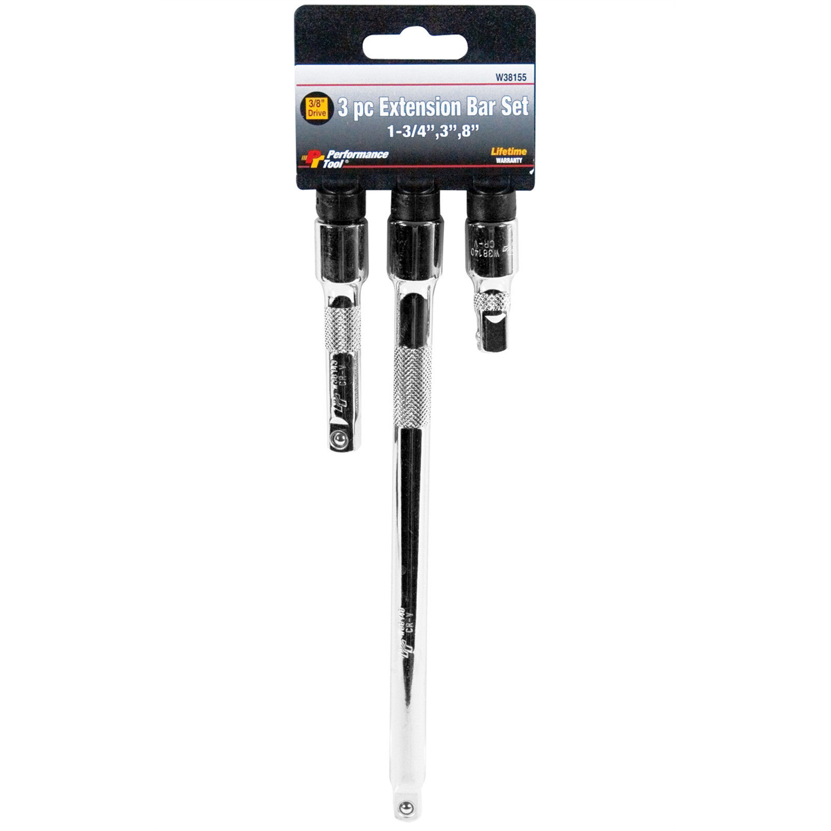 Wilmar Corp. / Performance Tool 3 Piece 3/8" Drive Extension Set